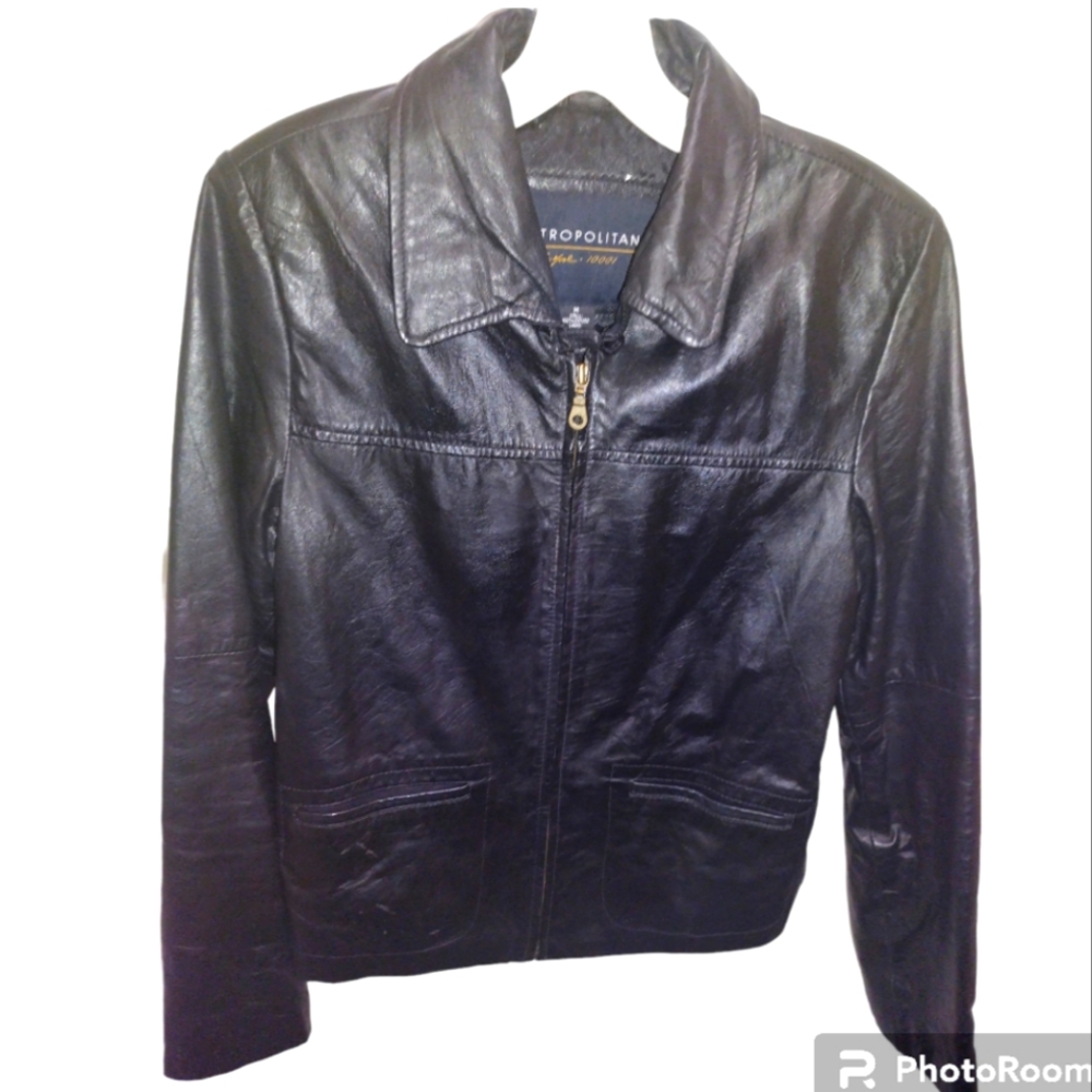 Inventory Sale- Leather Bomber Jacket - image 1